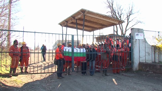 Протест и на миньори и енергетици днес в София Лозунгът