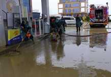 Проливните дъждове наводниха Перник и Мало Бучино наводнение