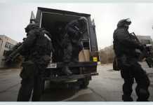 Само в Breaking.bg: Въоръжени антитерористични екипи охраняват София от днес полицаи