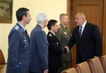 Борисов се срещна с бъдещите генерали генерали