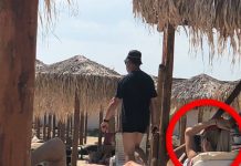 Хванаха Валери Симеонов с блондинка на плажа симеонов