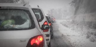 Снегорин се обърна на пътя за Кюстендил снегорин