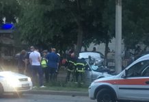 Жена е ранена тежко в катастрофа на столичен булевард