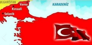 Карта на Турция с Бургас, Варна и Кърджали в профил на министъра на отбраната Акар – Външно проверява случая