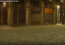 Венеция е под вода, безпрецедентно от 53 г.