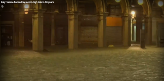 Венеция е под вода, безпрецедентно от 53 г.