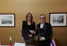 България и Тайланд се споразумяха за безвизови пътувания с дипломатически и служебни паспорти