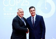 Педро Санчес на Борисов: Убеден съм, че скоро ще се справиш с този грозен вирус, който променя живота ни
