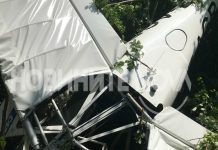 Малък самолет падна в гора край Русе