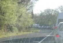 13-километрова колона от коли на входа към Варна