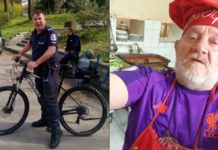 Полицай дари половината си награда за благотворителната акция на големия фен на „Ливърпул“ Васо Пожарната