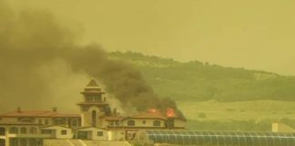 Потушиха пожара в резиденцията на Ахмед Доган, той не е пострадал /видео/