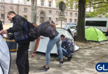 Граждани започнаха протест срещу президента Радев