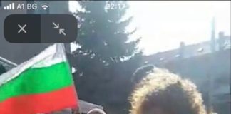 Червена протестърка си бърше задните части с евро (ВИДЕО)