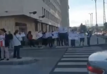 С освирквания и плакати „Оставка“ и „Радев, вън“ бе посрещнат президентът в Пловдив /видео/