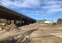 След прокурорско нареждане, разчистиха боклуците под запаления мост на магистрала „Струма“