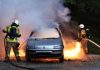 Пиян мъж изгоря в колата си