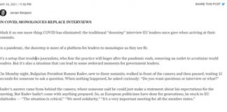 Списание „Политико“ се подиграва на Румен Радев