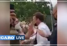 Мъж удари шамар на Макрон/видео/