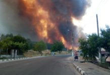 Евакуират хисарското село Старосел заради огнено бедствие