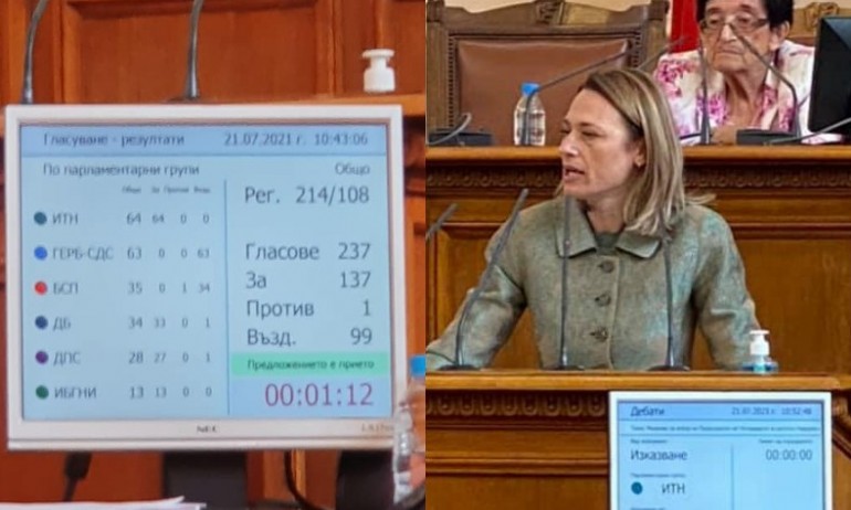 Росен Желязков уволни бившата председателка на парламента Ива Митева, потвърди