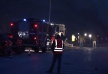 Експерт: Най-вероятно става дума за спукана гума и разлив на гориво от автобуса на „АМ“ Струма