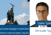 Трайчо Трайков почва процедура за преместването на Паметника на съветската армия