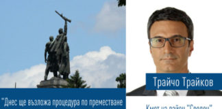 Трайчо Трайков почва процедура за преместването на Паметника на съветската армия