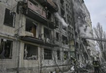 Силни експлозии в центъра на Киев