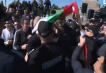 Бой пред паметника на Съветската армия, на място е и Митрофанова