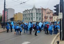 Протестно шествие на работниците от столичния транспорт блокира възлови кръстовища