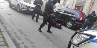 Арестуваха зрелищно бургазлия заради кирките, забити в украински коли