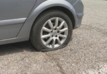 Десетки коли осъмнаха с нарязани гуми в Ямбол