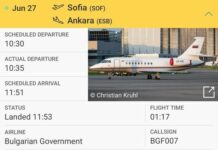 Кой лети с правителствения самолет за Анкара? Защо МС мълчи по темата