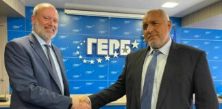 Борисов обсъжда войната в Украйна с регионалния директор на Международния републикански институт