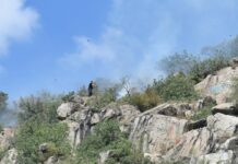 Трети час бушува пожарът на Младежкия хълм в Пловдив