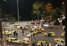 Таксиметрови шофьори блокираха София заради убит колега