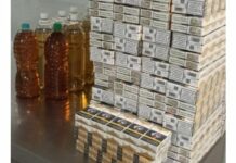 Митничари развалиха празниците на нашенец, който опита да излети за Лондон с 20 литра наливна ракия и над 1000 кутии цигари