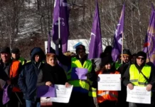 Протест и автошествие на КНСБ в центъра на София с искане за по-високи доходи