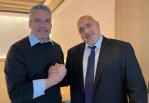 Борисов говори за границите ни с австрийския канцлер, който ни спира за Шенген