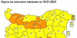 Жълт и оранжев код за опасни ветрове днес