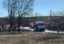 Цистерна с пропан-бутан пламна край с. Горски извор, има изтичане на газ