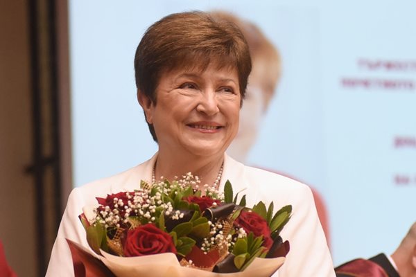Директорът на Международния валутен фонд Кристалина Георгиева пристигна на официално