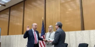 Новият посланик на САЩ в България Кенет Мъртън положи клетва