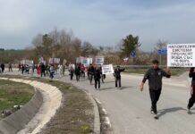 Производители на малини и ягоди блокираха кръстовище край с. Трапище