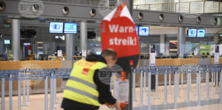 Стотици полети отменени днес в Германия заради стачка