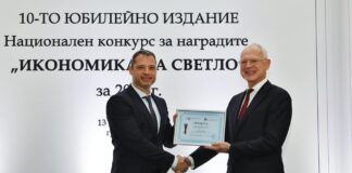 Борисов поздрави Делян Добрев за престижна награда