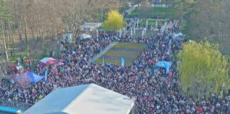 Грандиозно закриване на кампанията на ГЕРБ-СДС в София (Снимки)