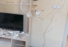 Парчета мазилка раниха деца в Шумен