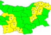 Жълт код за опасно време в десет области на страната